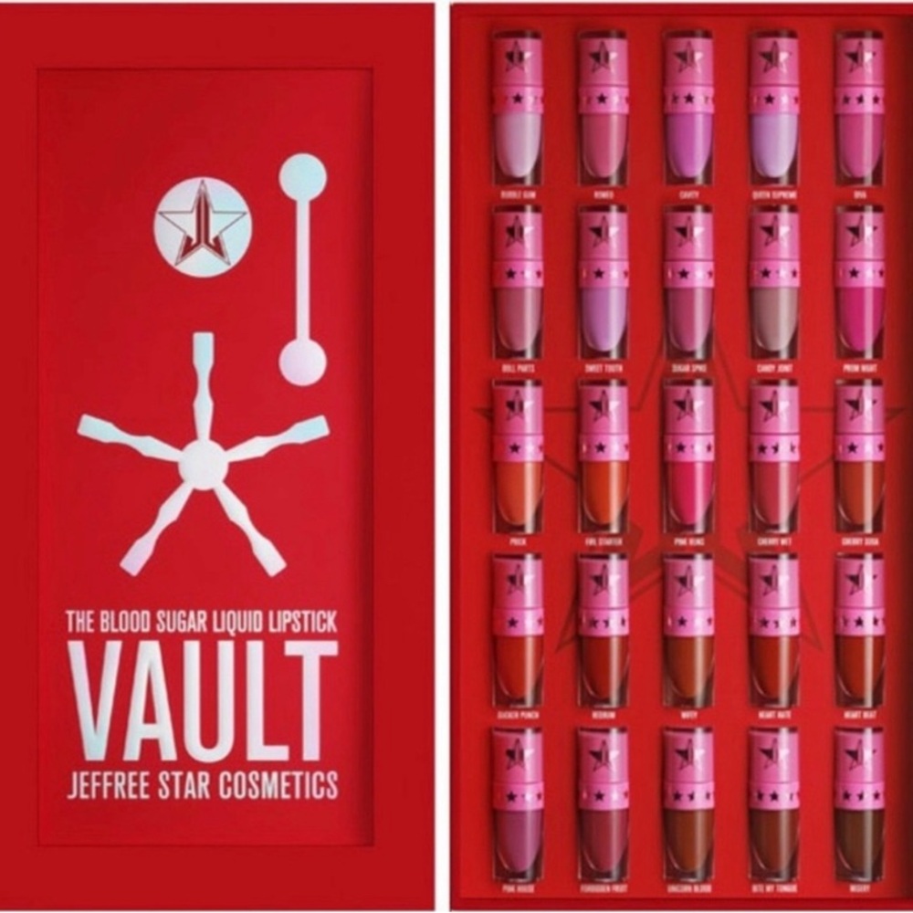 Jeffree Star Lipstick Collection in Bold Red